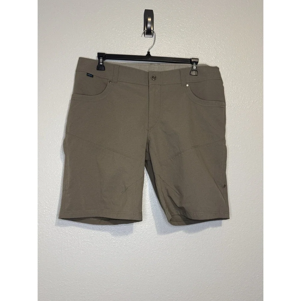 Kuhl Shorts Men's 40 Brown Silencr Kargo Ripstop Outdoor Hiking